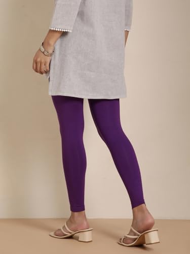 Image of TWIN BIRDS Women Viscose Ankle Leggings | Stretchable Kurti Wear Bottom