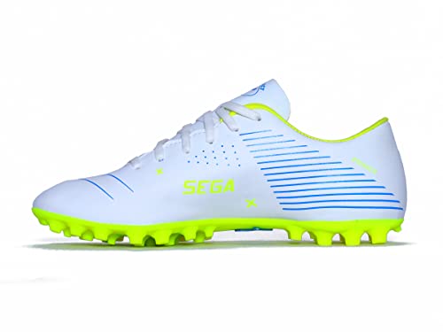 Image of SEGA Men's Football Shoes Primer 2023 By Star Impact Pvt.Ltd. (White, Numeric 10)
