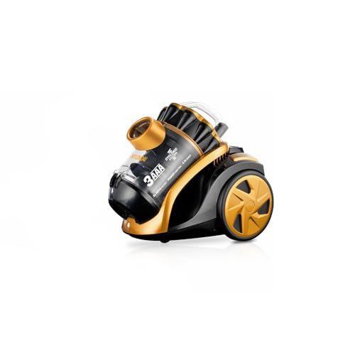 HYUNDAI ELECTRONICS beutelloser Staubsauger VC014 I 800W I HEPA Filter I ECO-Motor I 1.3l Volumen I Eco Motor I 8m Aktionsradius