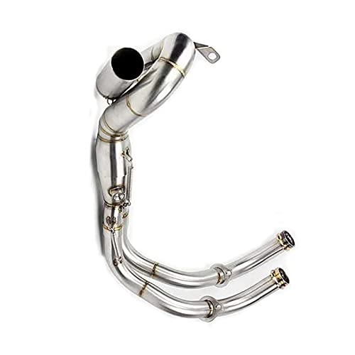 ZIAYI Silencieux D'échappement De Moto Modifié Scooter Tuyau Avant Silencieux D'échappement pour Y-amaha MT-07 MT07 2013 2014 2015 2016 2017 (Color : B Style)