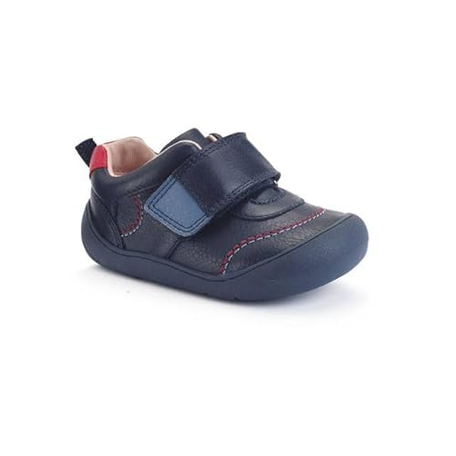Start-rite Trail 1v Navy Leather Kids Boys Toddler Shoes 0842-97G