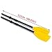 GNBOW Boat Padlde 2 Pieces,122cm/48.03in Detachable Canoe Paddle, Plastic Boat Oars Set, Black Yellow