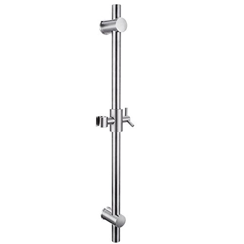 Barre coulissante de douche réglable en inox brossé - 2