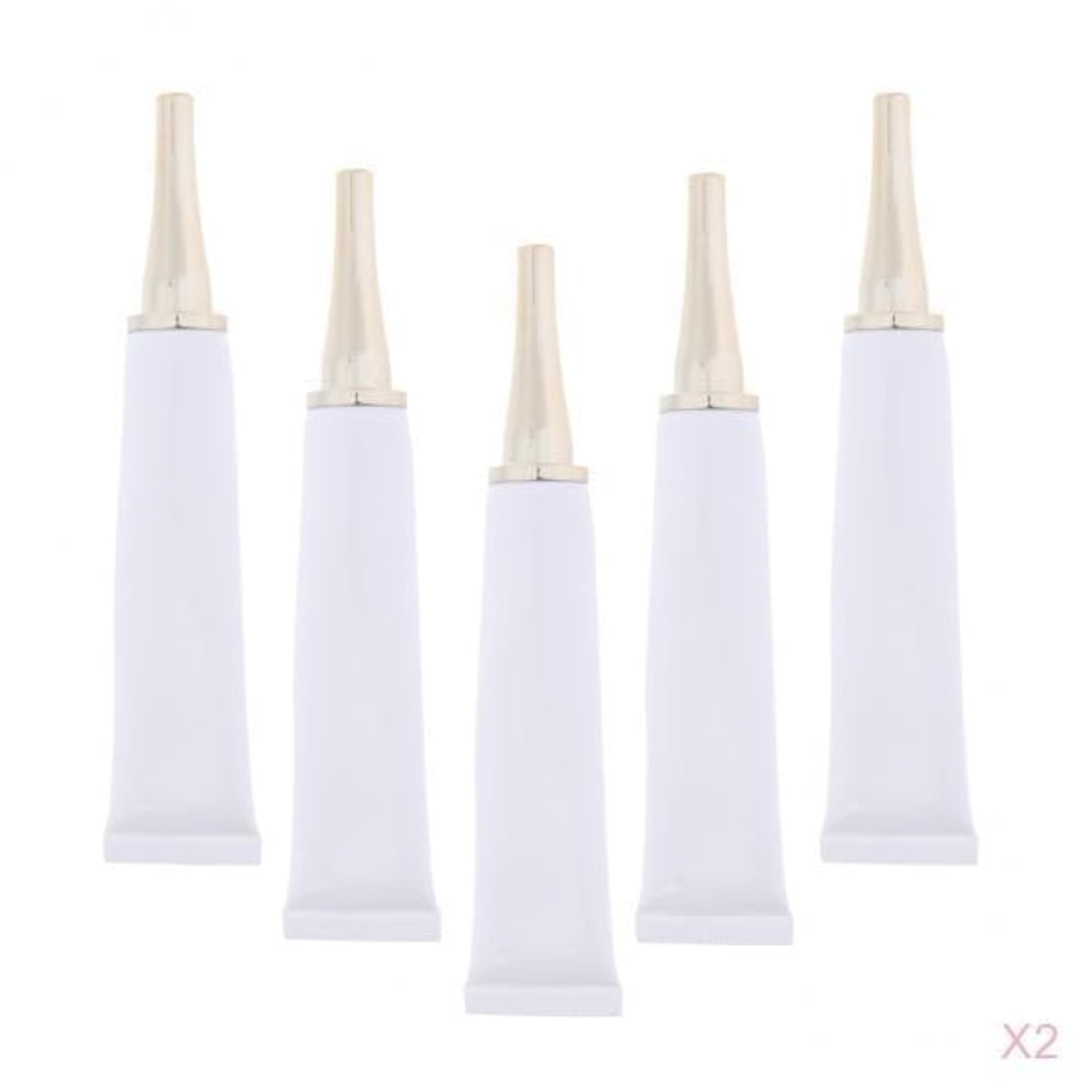 10X Empty Tube Bottle Makeup Sample Packing Jars