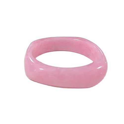 Natural Colorful Wooden Acrylic Large Round Bangles Wide Irregular Ethnic Wood Chunky Minimalist Cuff Bracelet Vintage Punk Cool Jewelry for Women