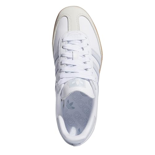 adidas Samba OG Womens (White Halo Blue Gum, US Footwear Size System, Adult, Women, Numeric, Medium, 6)3
