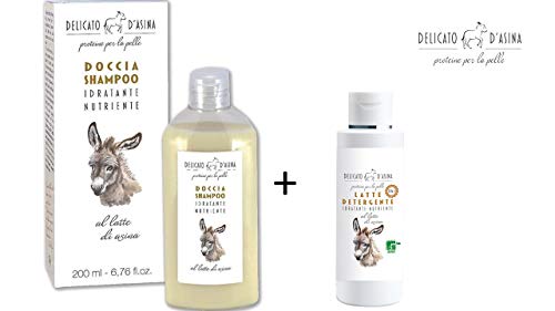 Latte detergente+doccia shampoo bio al latte