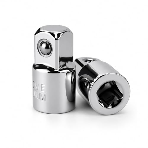 Image of MIAOYIMIZWJ 1/4" Female to 3/8" Male CR-V Socket Drive Adapter, 1Pc