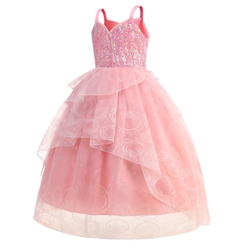 Vestido de Bruja para Niñas Princesa Brillante Rosa miniatura 6