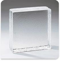 8 x 8 x 3 Vistabrik Stippled Glass Block