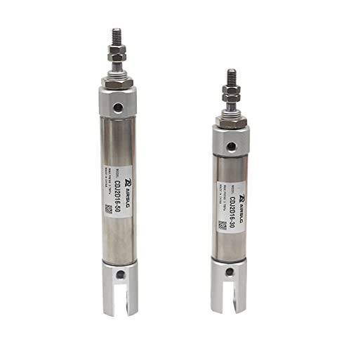 Vérin pneumatique CDJ2D double effet en acier pour mini vérins - 3