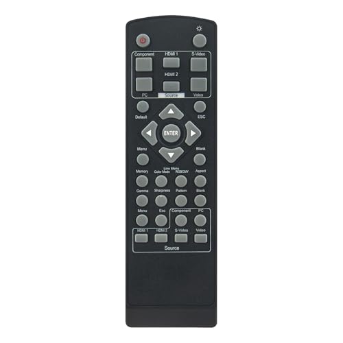 Télécommande de rechange 150015001 compatible avec Epson pour projecteur EH-TW4000 EH-TW3000