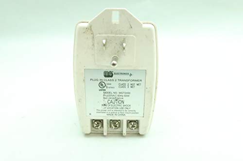 MG Electronics MGT2450 Plug-in Transformer 60W 120V-AC 24V-AC