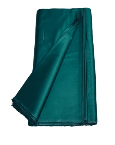 Image of BKRKJ Women's Cotton Silk Unstitched Fabric for Sewing Suit Salwar Chudidar Patiyala Shirt Kameez Blouse Kurta Pyjama Pathani jam Glace (4 Meter,Peacock Green)