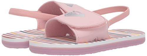 Image of Roxy Girl's TW Finn Sling Back Flip Flop Sandal Sandal, NAVY DREAM, 7 M M US Toddler