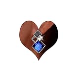 Orecchini quadrati di ct..Adatto a tutte le occasioni, matrimonio, fidanzamento, festa, ballo, concorso, anniversario, San Valentino e altri abiti casual o formale.