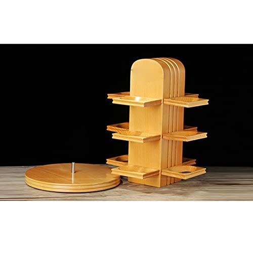 Soporte de madera para pipas de haya universal para organizar tu rincón de lectura en el salón 4