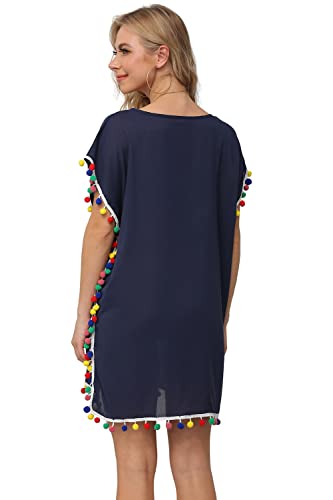 Image of Yincro Women's Chiffon Swimsuit Beach Bathing Suit Cover Ups for Swimwear