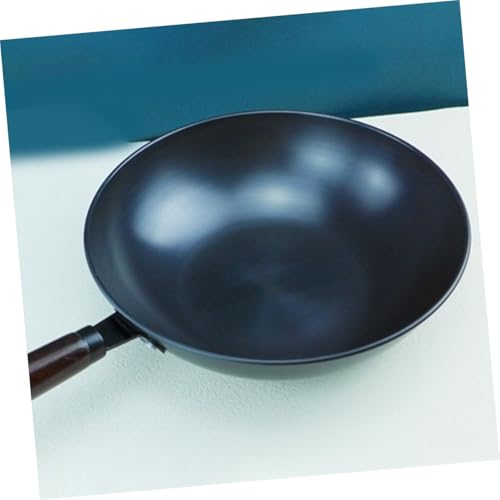 Wok de hierro antiadherente para cocina con mango miniatura 4