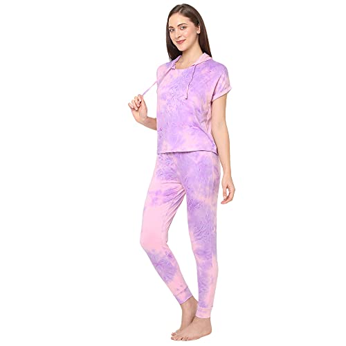 Image of Sweet Dreams Women's Cotton Printed Night Suit Set