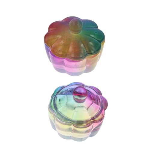 Leadigol 2 Pack Glass Dappen Dish con Tapa para Arte de Uñas miniatura 4