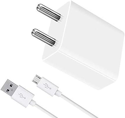 Fast Charger for Samsung Galaxy Grand 2 / Samsung Grand2 Charger Original Adapter Like Mobile Charger | Power Adapter | Wall Charger | Fast Charger | Android Smartphone Charger | Battery Charger | Hi Speed Travel Charger With 1 Meter Micro USB Cable Charging Cable Data Cable (2.4 Amp,RE, WHITE)