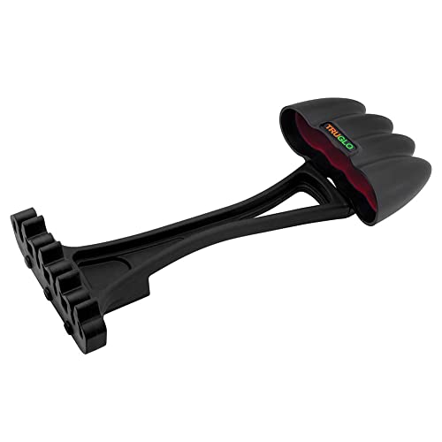 TRUGLO TUFF-LOC 4-Arrow Ultra-Quiet Lightweight Compact Composite Vibration-Absorbing Left-Hand Convertible Bow Hunting Archery Quiver