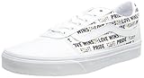 Vans' Women's Ward Pride Lace Up Sneaker White/White 6.5 Medium US