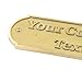 Personalized Your Custom Brass Plaque - Engraved Brass Sign for Business, Office, Door, Wall, Home Decor, Heavy-Duty, Gifts, and Special Occasions