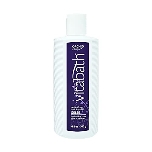 Vitabath Orchid Intrigue Moisturizing Bath & Shower Gel Wash Alluring Botanical Skin-Softening Hydrating & Soothing Skincare, Body Cleanser & Foaming Gelee Bath - Cruelty-Free - 10.5 oz