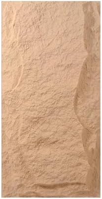 3D Faux Stone Wall Panels - Fire Retardant PU Wainscoting for Indoor & Outdoor Decor, Easy Installation, Red Color, Set of 2, Perfect for Home & Garden Makeover