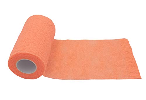 PintoMed - 2 x Neon Groen + 2 x Oranje + 2 x Blauw - Samenhangend Verband - Cohesive Bandage - 6 rollen x 10 cm x 4,5 m… - Image 7