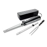 Tower Electric Knife with One Touch Operation, Ergonomic Design and Storage Case, 120W, Black, 1 Pack, T19028