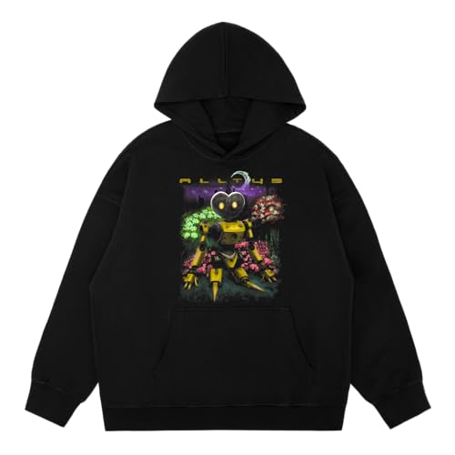 Trippie Redd ALLTY5 Love Robot Hoodie, Black, Small