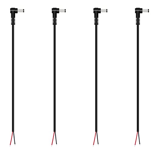 Câble d'alimentation CC coudé à 90 degrés pour réparer facilement vos caméras et bandes LED