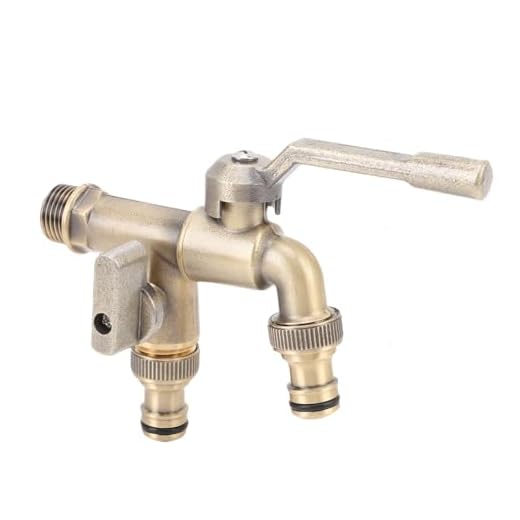 Asixxsix Double Outlet Water Faucet
