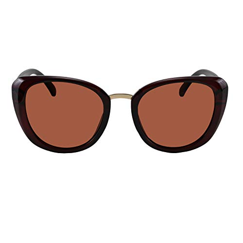 FEISEDY Polarized Cat Eye Sunglasses Butterfly Thick Frame Women Men UV Protection Sunglasses B40123