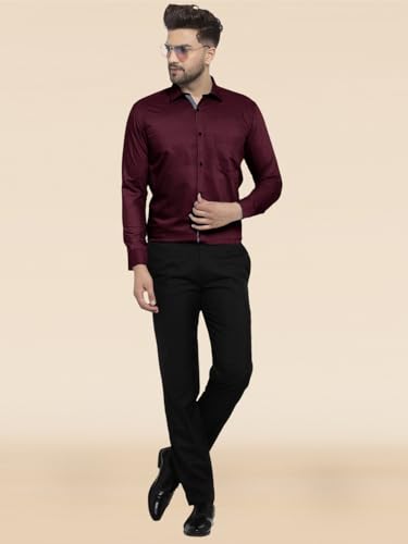 Image of Pinkmint Men Shirt, Cotton Blend, Regular Fit