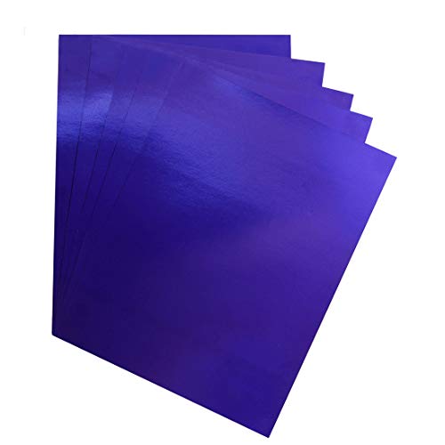 Hygloss Metallic Foil Board Sheets, Dark Blue