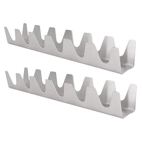 Garneck 2pcs Food Rack Taco Holder Cooking Rack Roasting Rack Taco Stand Silver