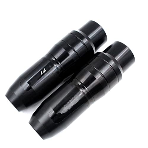 Curseurs échappement crash protecteur anti-chute CNC Kawasaki ZZR1400 ZX-14R noir