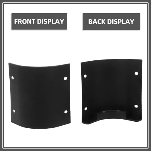Veemoon 4pcs Plastic Edge Guards for Air and Ice Hockey Table, Hockey Table Protective Bumpers Replacement Parts, Impact-Resistant Corner Covers for Game Room Use