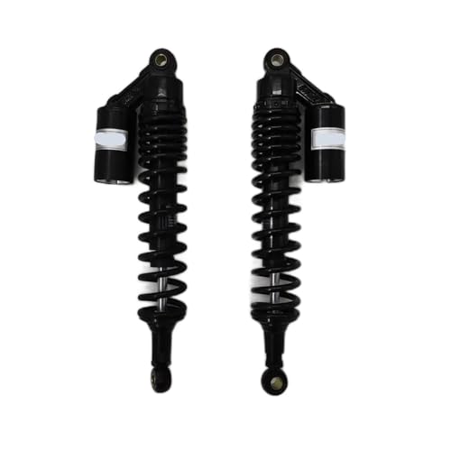 8mm Spring 370mm/375mm/380mm Motorcycle Absorber For XT500 TT500 RM370 RM125 Black Red(All black)