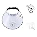 XUnion 8#PS Casquette de protection solaire d'été tendance avec câble élastique rétractable pour ventilateur d'extérieur, Blanc 6#ag, M