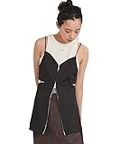 [miette] フロントジップ サイドカット ビスチェ RDXX0898 レディース FREE ブラック