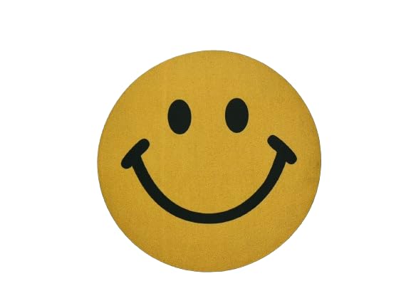 Anti Slip Round Mouse Pad Desktops Computer PC and Laptop for Office and Home (Yellow)-image-10