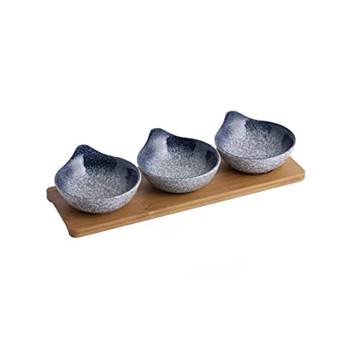 Plat à sauce en porcelaine pour apéritifs et sushis au restaurant
