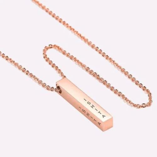 Image of Custom Name Printed Pendant| Make Your Mark | Personalised Name Pendant For Every Occasion|