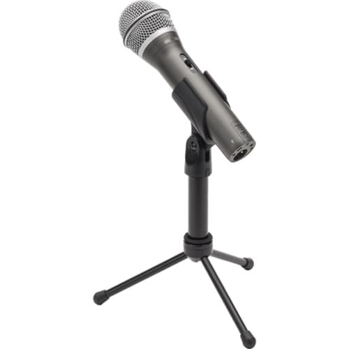 Image of SAMSON Technologies Q2U USB /XLR Dynamic Microphone Recording and Podcasting Pack | Gray Bundled with Pop Filter + Mic Arm + Microfiber Cleaning Cloth (4 Items)