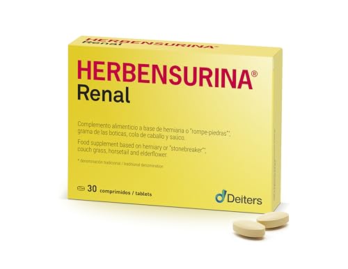 Herbensurina Deiters - 30 Com, color Amarillo, 30 Unidad